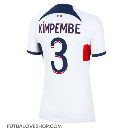 Dres Paris Saint-Germain Presnel Kimpembe #3 Preč pre Ženy 2023-24 Krátky Rukáv